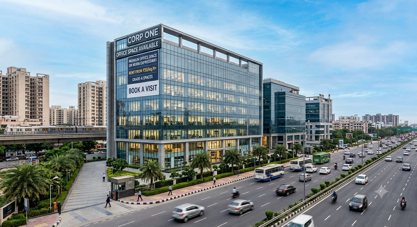 Office Space Near Noida Expressway (₹55/sq.ft+)