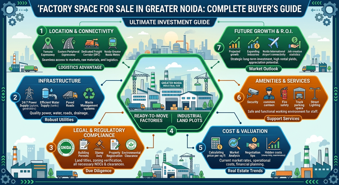 Factory Space for Sale in Greater Noida: Complete Buyer’s Guide