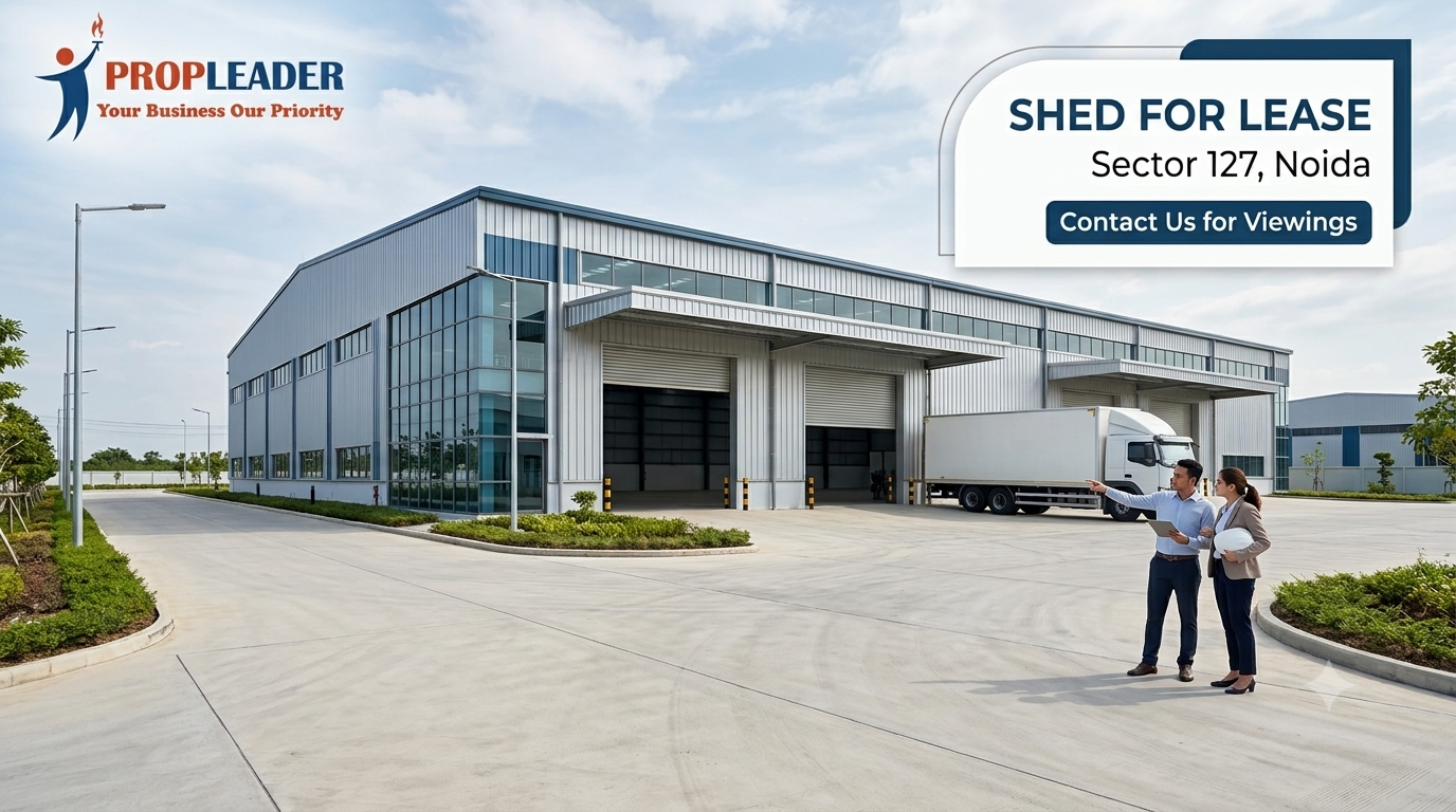 Shed for Lease in Noida Sector 127 (₹18/sq.ft+) | Industrial Units & Godowns