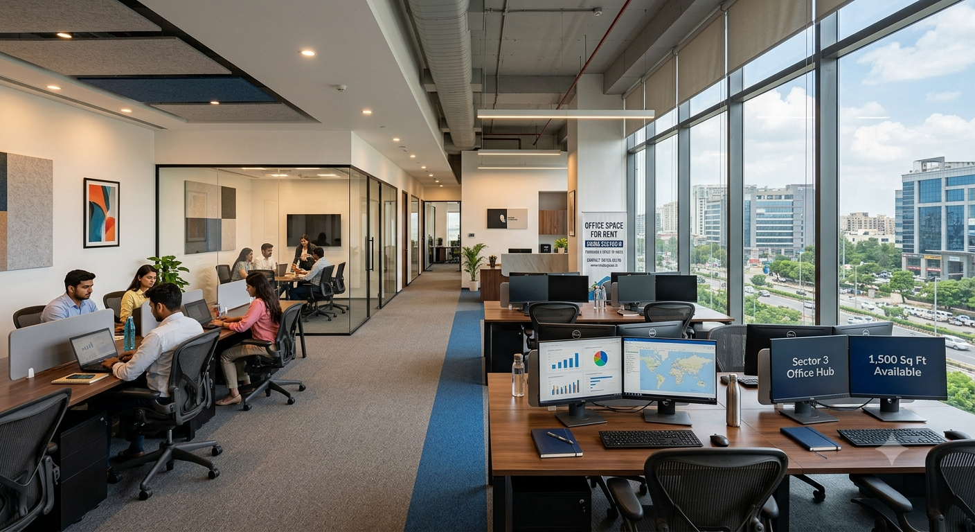 Office Space for Rent in Noida Sector 3 | Furnished & Ready-to-Move