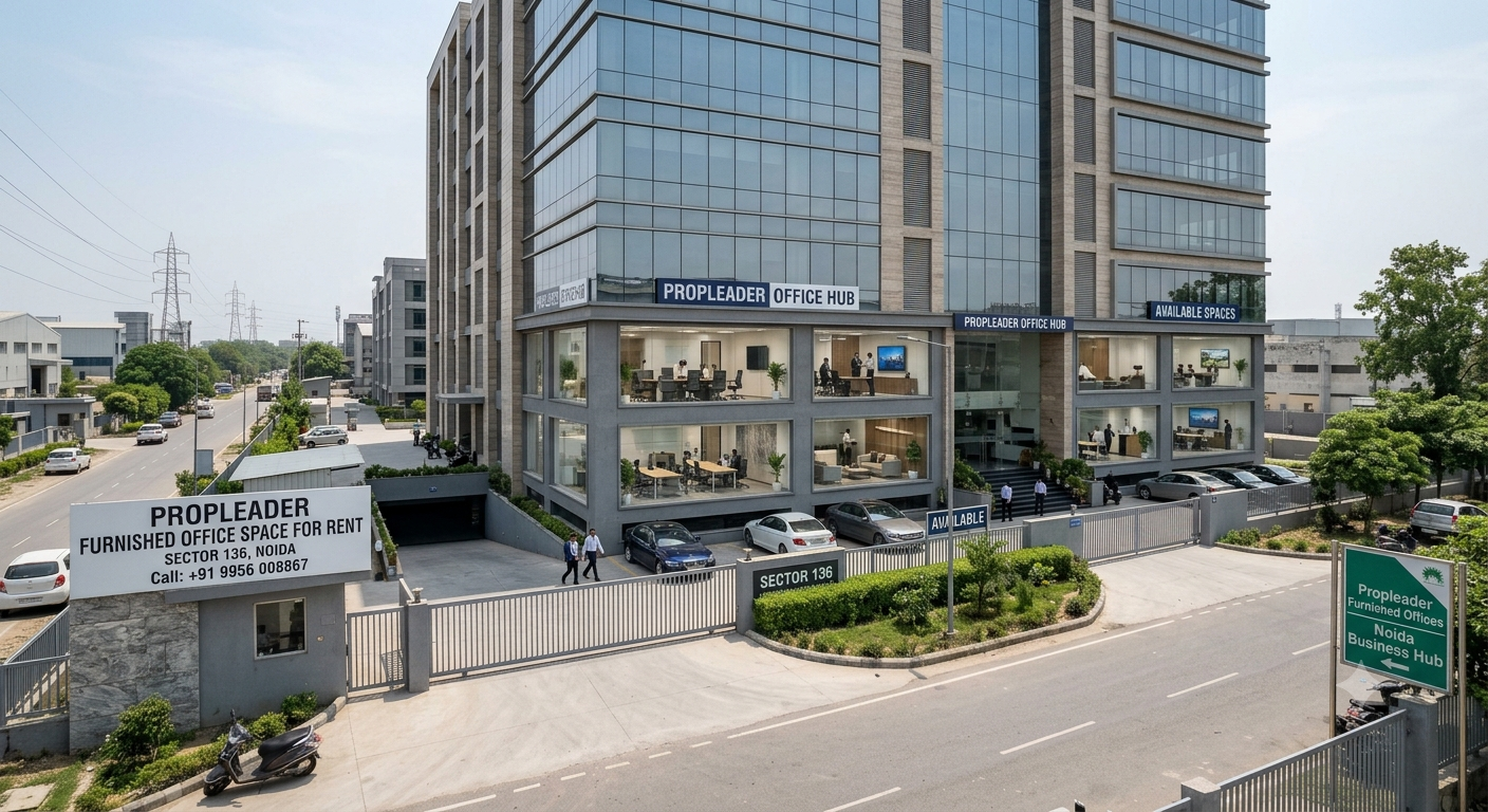 Furnished Office Space for Rent in Noida | Propleader