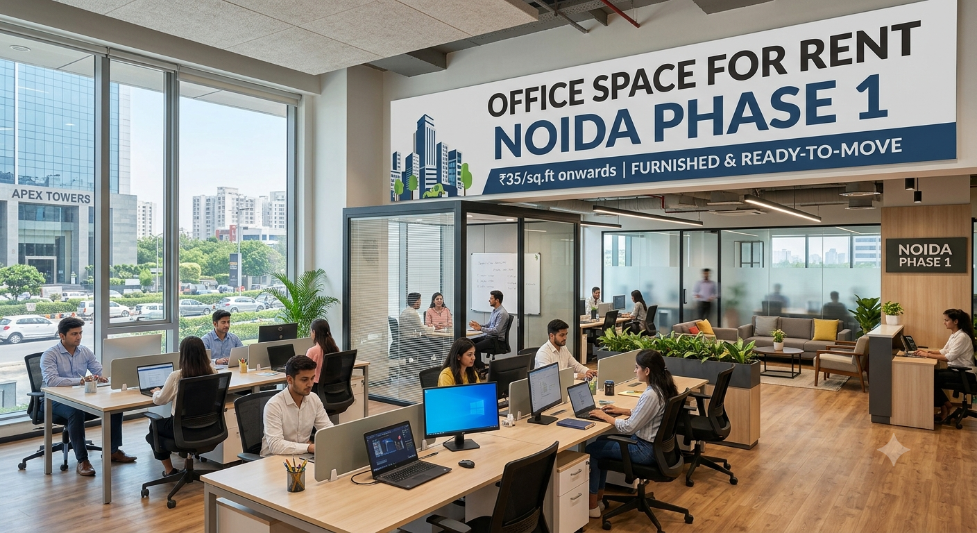 Office Space for Rent in Noida Phase 1 | Navratri Deals